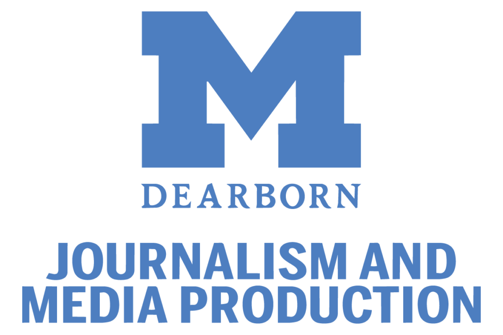 UM Dearborn Journalism and Media Production Logo
